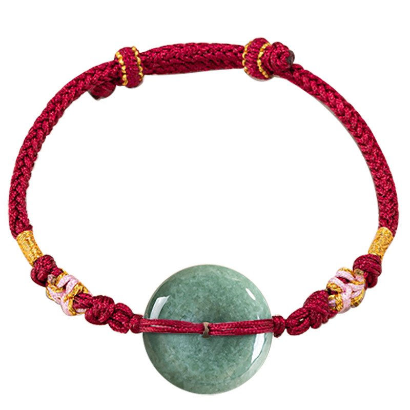 Cocktail Shaker Set - Green Myanmar Jadeite Donut Bracelet Designer