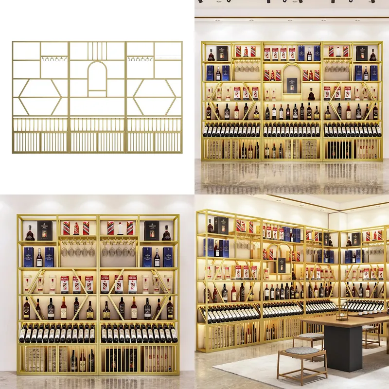 Wine & Beer Guayaquil - Modern Wrought Iron Floor to Ceiling