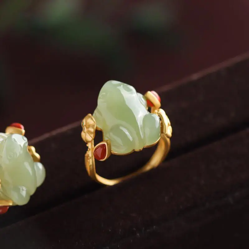 Green Jade Frog Rings Charms N - Cocktail Shaker Set review and price